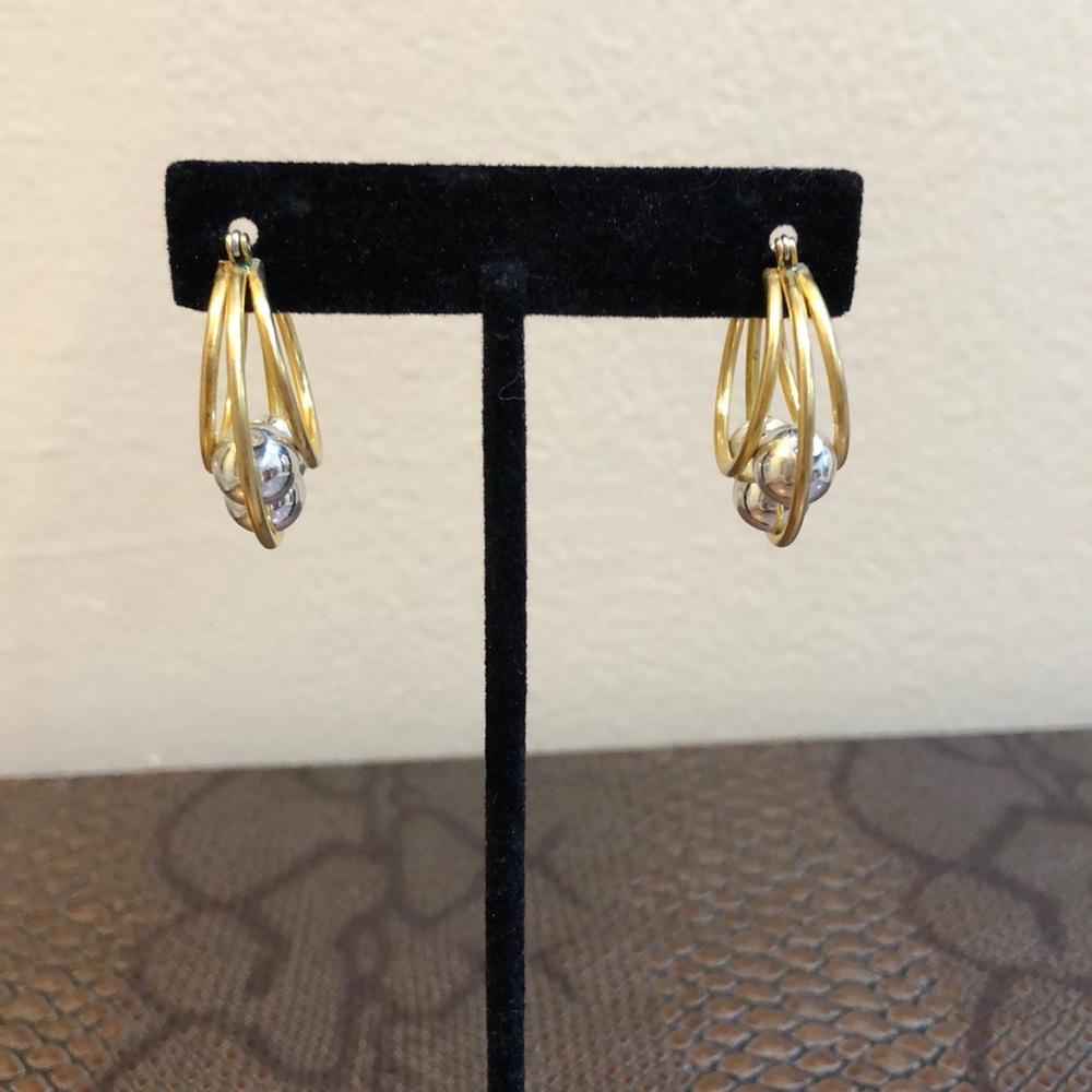Stunning 2-Tone Hoops